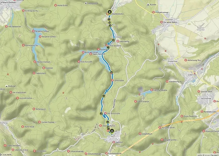 アパート Am Kirchberg Kurort Steinbach-Hallenberg